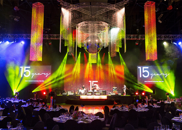 corporate lighting in Sheffield, UK